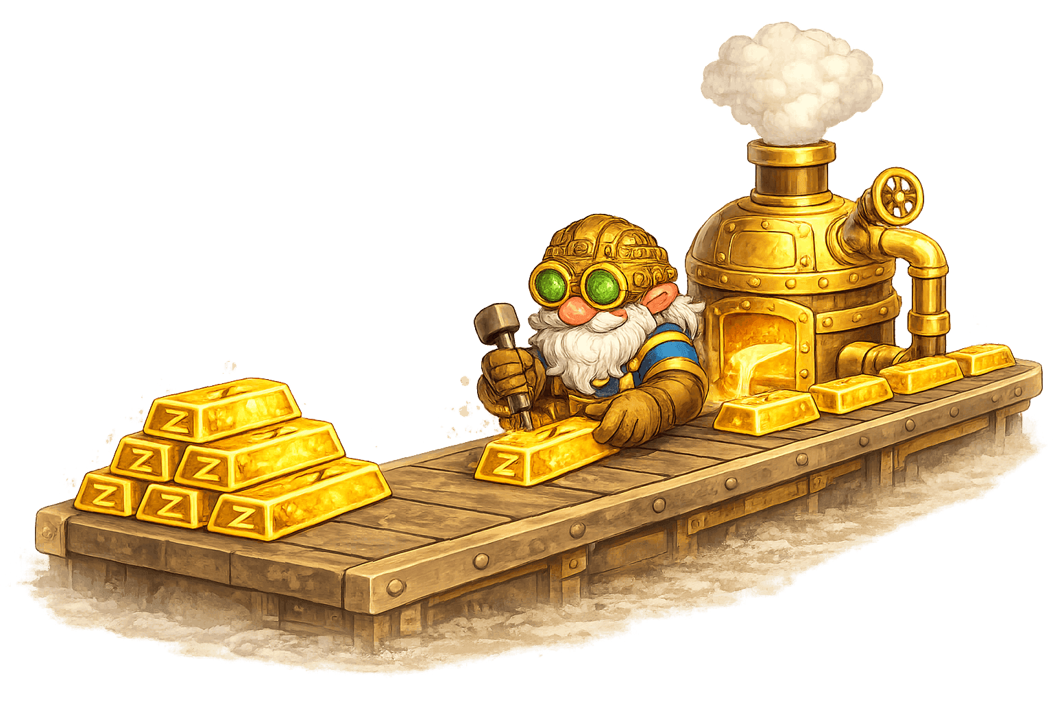 Dwarf gold encryption